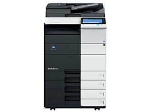 柯尼卡美能达bizhub 554e 标配自动双面输稿器与工作台的办公效率之选